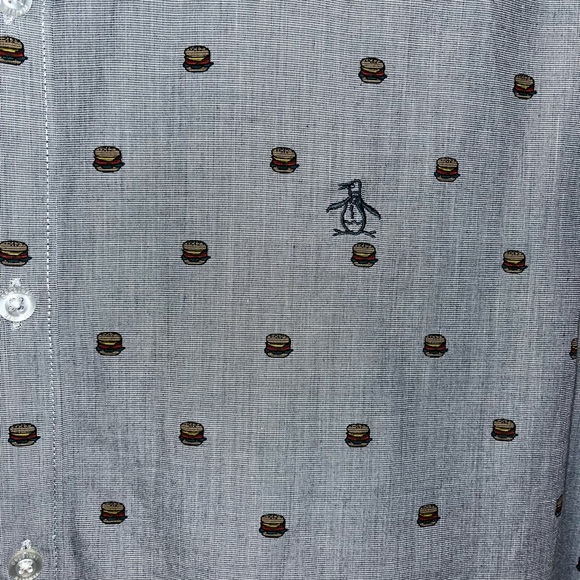 Penguin Burger Short Sleeve Button Down - Picture 2 of 4